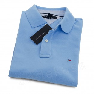 Tommy Hilfiger Koszula Polo Niebieska 